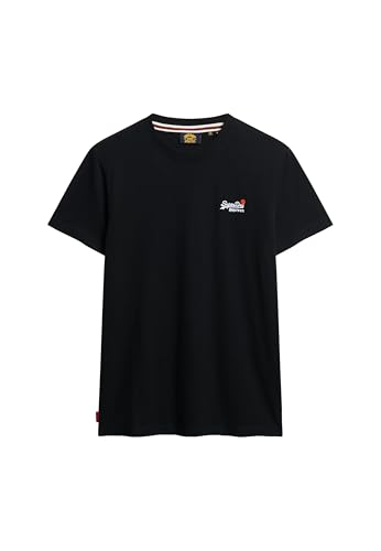 Superdry Herren Essential T-Shirt mit Stickerei Schwarz XXL Superdry Herren Essential T-Shirt mit Stickerei Schwarz XXL von Superdry