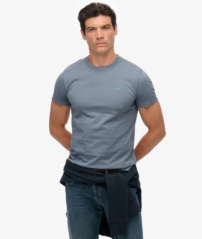 Superdry Herren Essential Logo T-shirt Blue - Größe: XL von Superdry