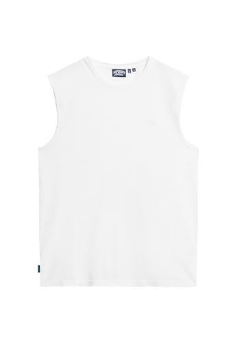 Superdry Herren Essential Tanktop aus Bio-Baumwolle mit Logo Optik L von Superdry