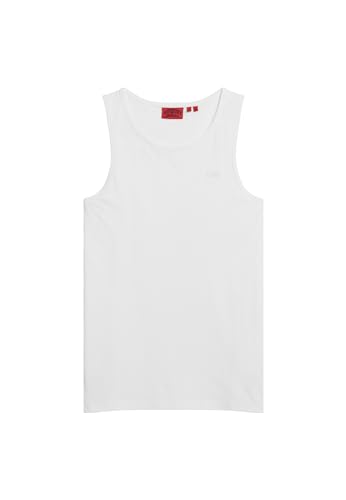 Superdry Men's Essential Logo Vest UB T-Shirt, Optic, L von Superdry
