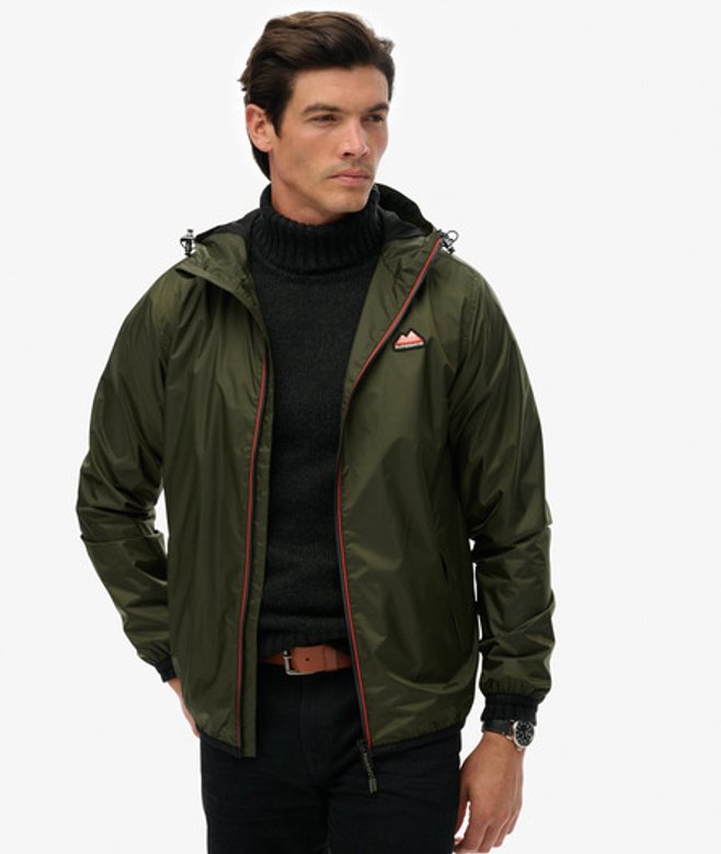 Superdry Herren Essential Tri Windjacke Green - Größe: Xxxl von Superdry