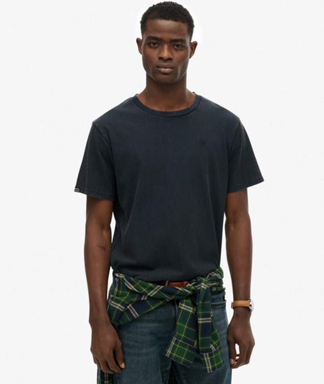 Superdry Herren Essentials Relaxed T-shirt Navy - Größe: Xxl von Superdry