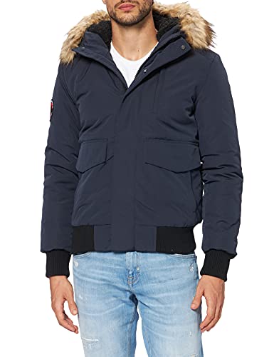 Superdry Herren Everest Bomber Jacket, Nordic Chrome Navy, XL von Superdry