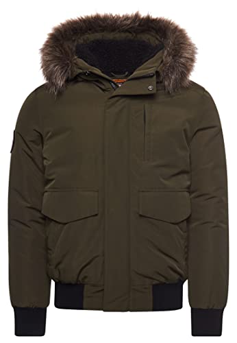 Superdry Herren Everest Bomber Jacket, Surplus Goods Olive, M von Superdry