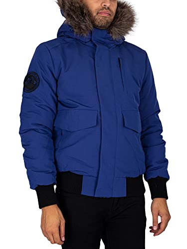 Superdry Herren Everest Bomberjacke Halbdunkel Marineblau L von Superdry