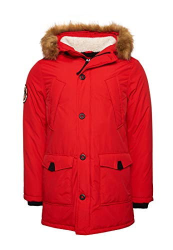Superdry Herren Everest Parka, Rot (Deep Berry HW6), XX-Large von Superdry