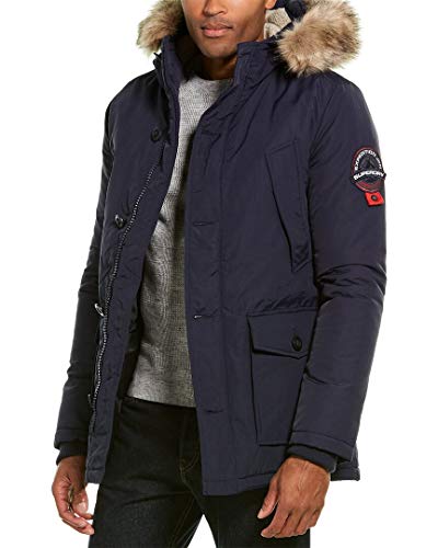 Superdry Herren Everest Parka Jacke, Blau, XX-Large von Superdry