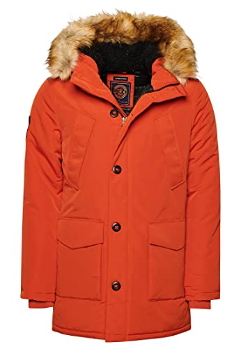 Superdry Herren Vintage Everest Parka A4 – gepolstert, Pureed Pumpkin, XXL von Superdry