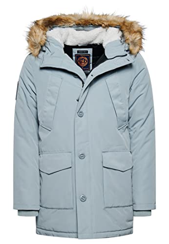 Superdry Herren VINTAGE EVEREST PARKA A4 – gepolstert, Skylark, von Superdry