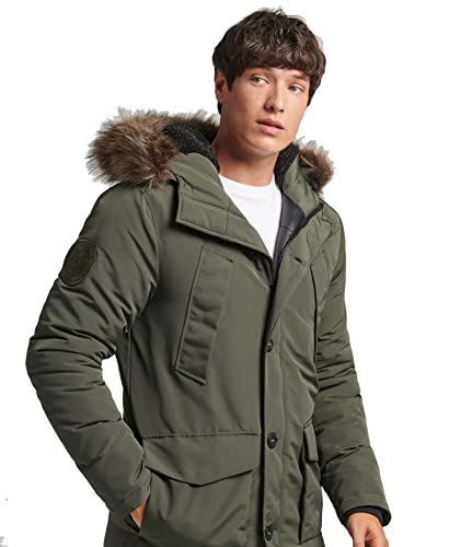 Superdry VINTAGE EVEREST PARKA M5011573A Surplus Goods Olive Größe XS von Superdry