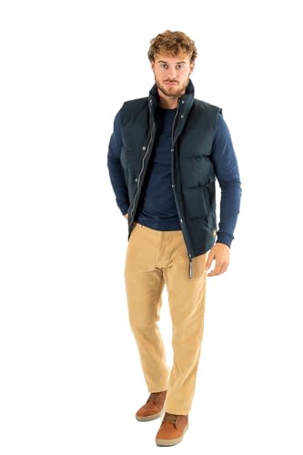 Superdry Herren Everest Weste ohne Kapuze Finster Marineblau XXL von Superdry