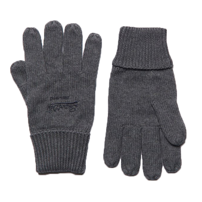 Superdry Herren Fingerhandschuh KNITTED LOGO von Superdry