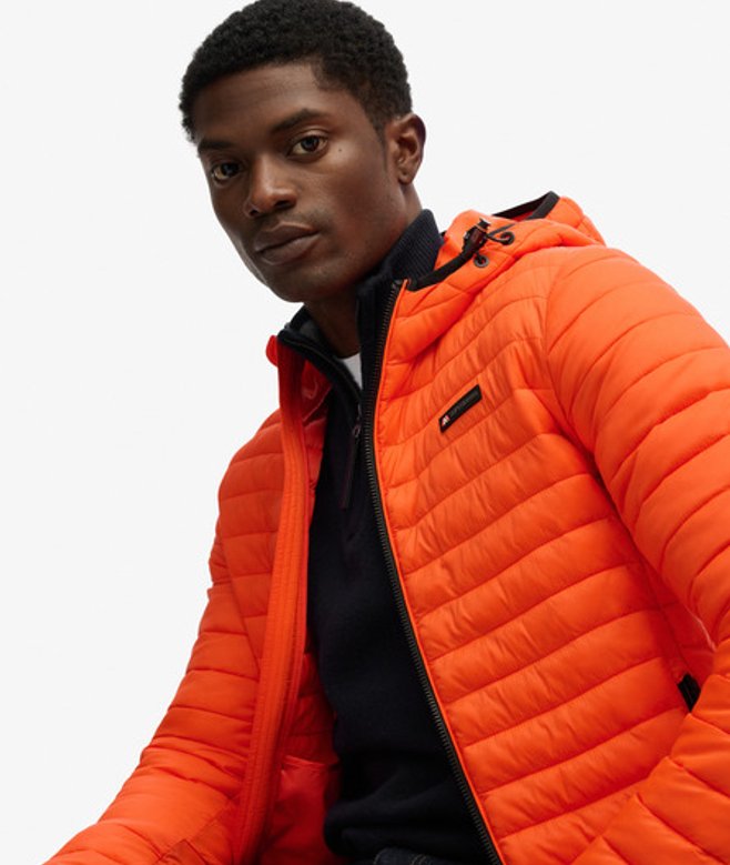 Superdry Herren Fuji Lite Kapuzenjacke Orange - Größe: XL Superdry Herren Fuji Lite Kapuzenjacke Orange - Größe: XL von Superdry