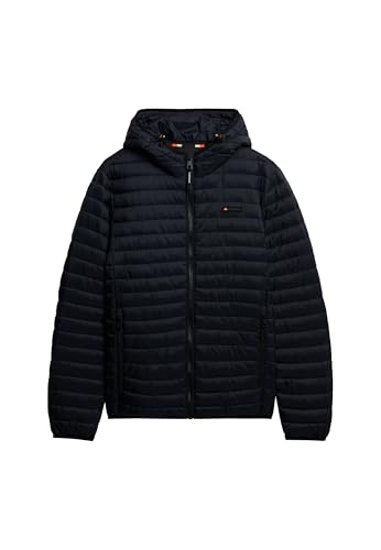 Superdry Herren Fuji Lite Kapuzenjacke Tiefschwarz L von Superdry