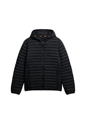 Superdry Herren Fuji Lite Kapuzenjacke Tiefschwarz XXL von Superdry