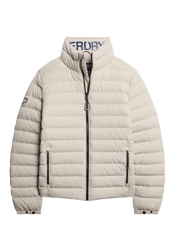 Superdry Herren Fuji Print Padded Jacket Anorak, grau (Chateau Grey), Medium von Superdry