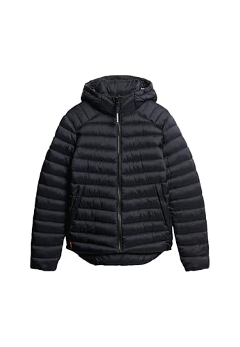 Superdry Herren Fuji Sport Steppjacke mit Kapuze Finster Marineblau XXL Superdry Herren Fuji Sport Steppjacke mit Kapuze Finster Marineblau XXL von Superdry