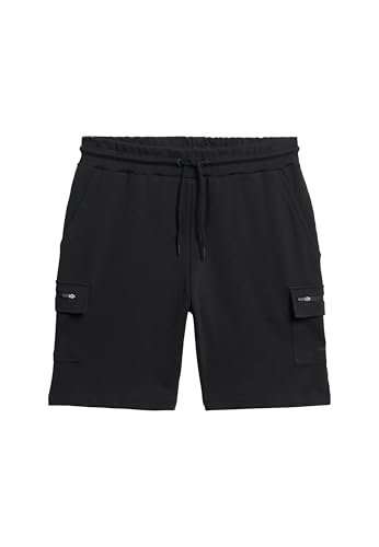 Superdry Herren Funktions-Cargoshorts mit Logo Schwarz S Superdry Herren Funktions-Cargoshorts mit Logo Schwarz S von Superdry