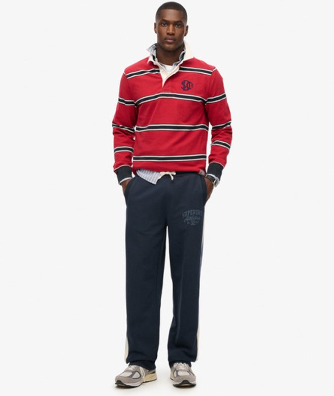 Superdry Herren Gerade Athletic Essentials Jogginghose Navy - Größe: Xxl von Superdry