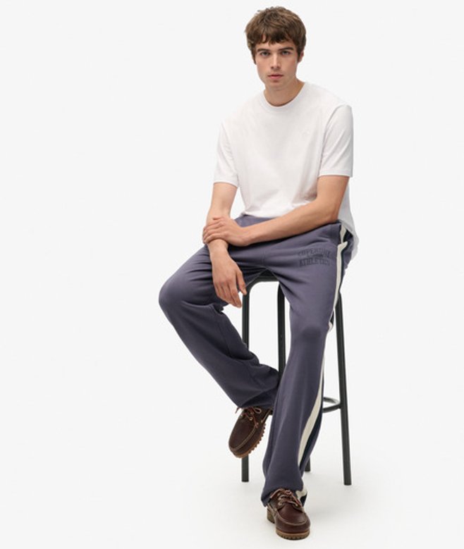 Superdry Herren Gerade Athletic Essentials Jogginghose Purple - Größe: Xxl von Superdry
