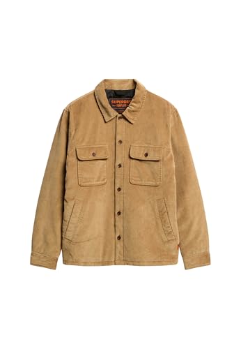 Superdry Herren Gesteppte Surplus Cord-Hemdjacke Sandstein Braun M Superdry Herren Gesteppte Surplus Cord-Hemdjacke Sandstein Braun M von Superdry