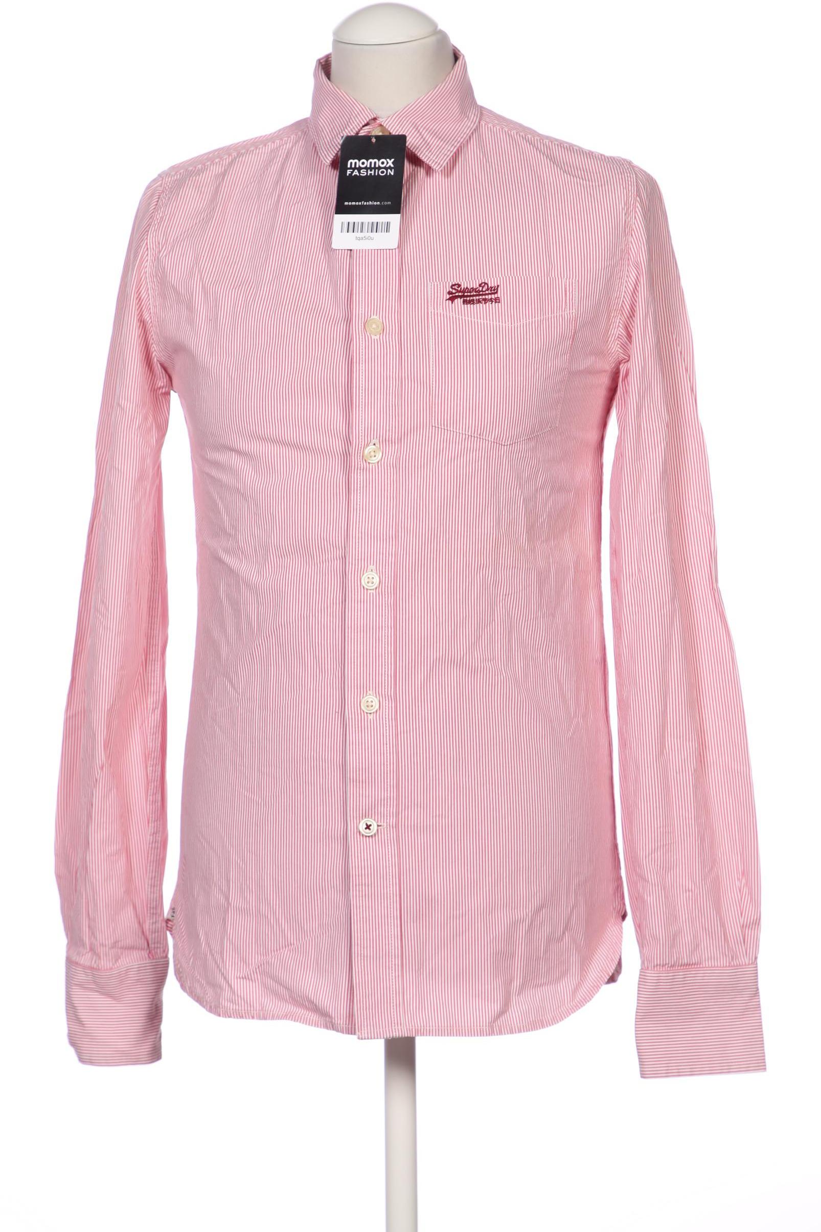 Superdry Herren Hemd, pink von Superdry