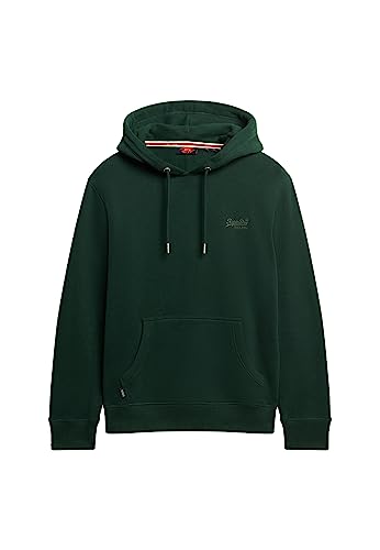 Superdry Herren Hoodie Sweatshirt, Forest Green, Small von Superdry