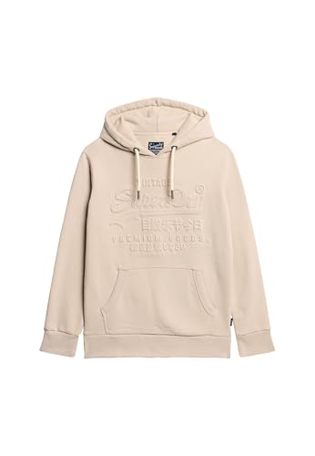 Superdry Herren Hoodie mit geprägter Grafik Chateau Grau XL Superdry Herren Hoodie mit geprägter Grafik Chateau Grau XL von Superdry
