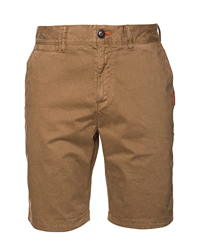 Superdry Herren INTERNATIONAL Slim Chino LITE Shorts, Marrone (Brze Khaki Vd4), 48 (Herstellergröße:34) von Superdry