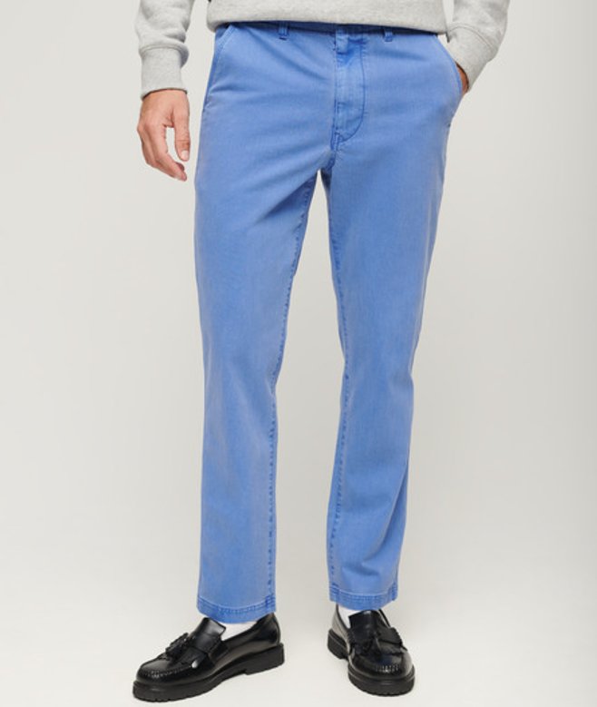 Superdry Herren International Chinohose Blau - Größe: 32/34 Superdry Herren International Chinohose Blau - Größe: 32/34 von Superdry