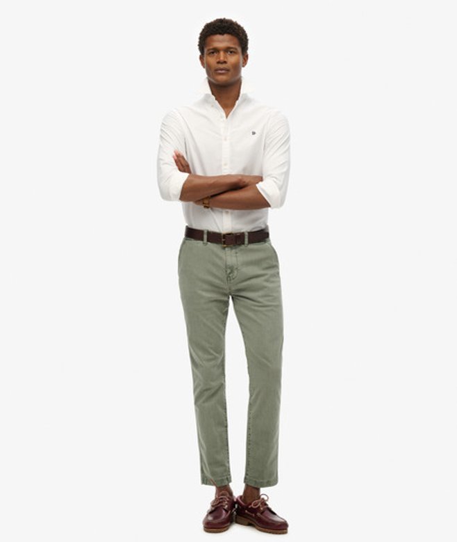 Superdry Herren International Chinohose Grün - Größe: 30/32 Superdry Herren International Chinohose Grün - Größe: 30/32 von Superdry