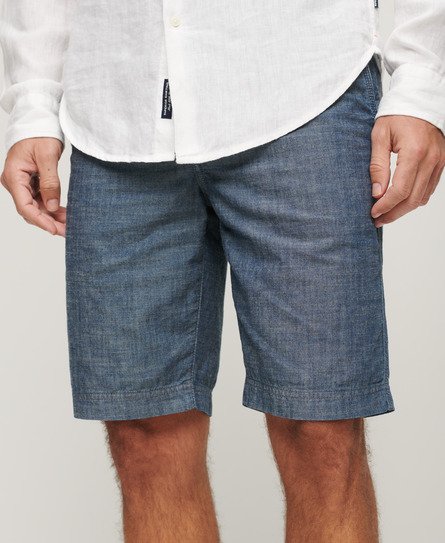 Superdry Herren International Vintage-Shorts Blau - Größe: 30 von Superdry