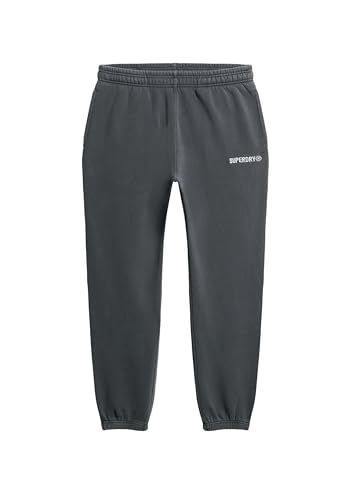 Superdry Herren Jogginghosen mit Mikro-Logo Ebenholz XL von Superdry