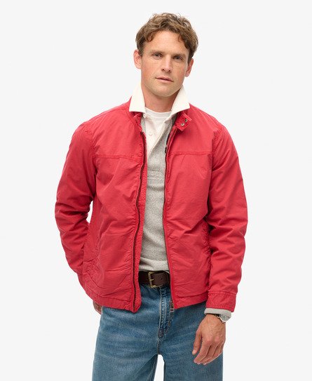 Superdry Herren Klassische Harrington Jacke Rot - Größe: XL von Superdry