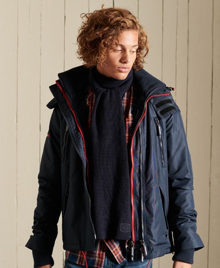 Superdry Herren Klassischer Vintage Logo Schal Marineblau - Größe: One Größe von Superdry