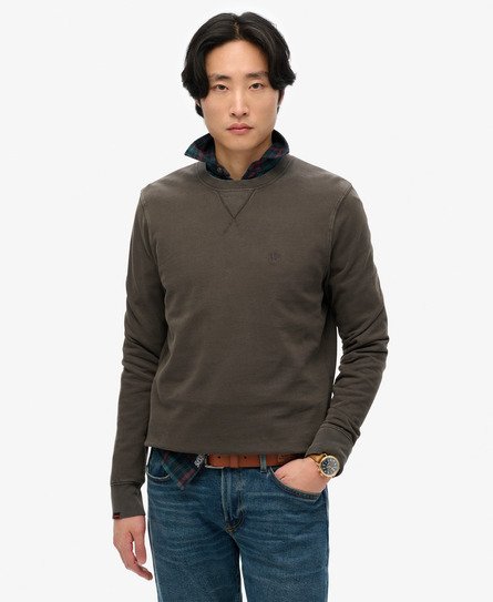 Superdry Herren Klassisches Essential Sweatshirt Dunkelgrau - Größe: Xxl von Superdry
