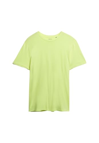 Superdry Herren Klassisches Essential T-Shirt Verwaschenes Dry Neon Gelb L von Superdry
