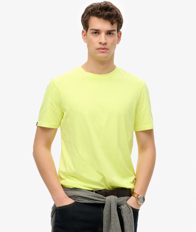 Superdry Herren Klassisches Essential T-shirt Gelb - Größe: Xxl von Superdry
