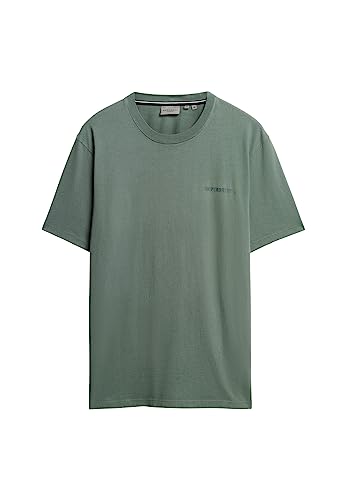Superdry Herren Kurzärmeliges Oberteil T-Shirt, Grün (Balsam Green), XL von Superdry