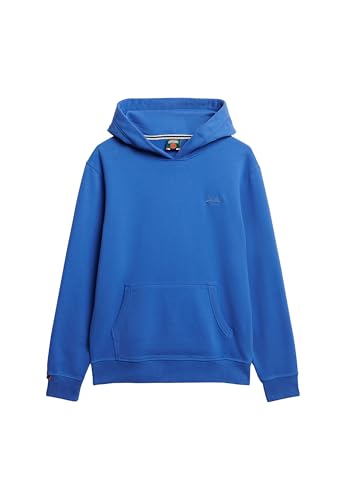 Superdry Herren Leicht aufgerautes Essential Logo Hoodie Chambray Blau XXXL von Superdry