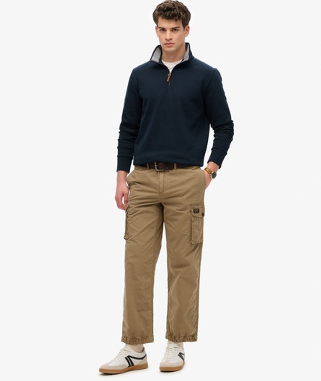 Superdry Herren Leichte Parachute Cargohose Brown - Größe: 32/32 von Superdry