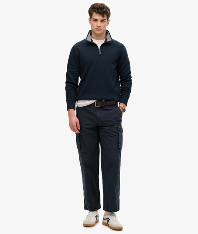 Superdry Herren Leichte Parachute Cargohose Navy - Größe: 30/32 von Superdry