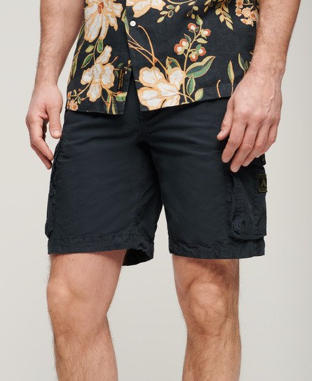 Superdry Herren Leichte Parachute Shorts Marineblau - Größe: 30 von Superdry