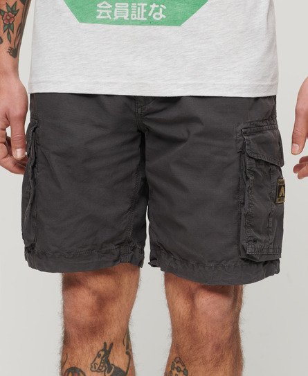 Superdry Herren Leichte Parachute Shorts Schwarz - Größe: 32 von Superdry