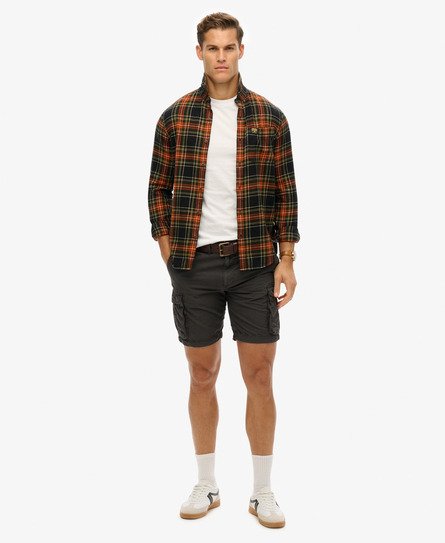 Superdry Herren Leichte Parachute Shorts Schwarz - Größe: 34 von Superdry