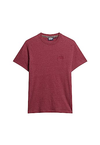 Superdry Herren Lisa T-Shirt, Mehrfarbig (Berry Red Marl), 56 von Superdry