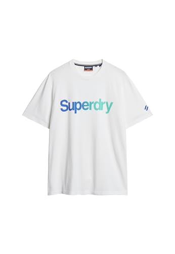 Superdry Herren Locker geschnittenes Core T-Shirt mit Logo Verblasstes Strahlendes Weiß L Superdry Herren Locker geschnittenes Core T-Shirt mit Logo Verblasstes Strahlendes Weiß L von Superdry