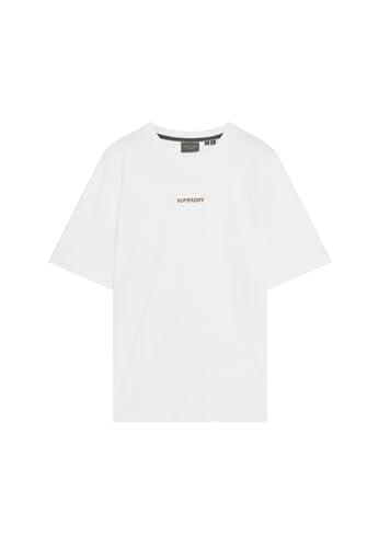 Superdry Herren Locker geschnittenes T-Shirt mit Mikro-Logo Brillant Weiß XL Superdry Herren Locker geschnittenes T-Shirt mit Mikro-Logo Brillant Weiß XL von Superdry