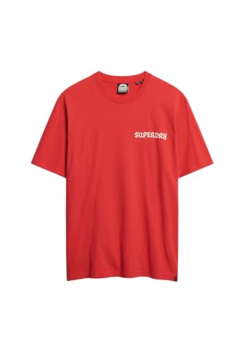 Superdry Herren Locker geschnittenes T-Shirt mit Tattoo-Grafik Soda Pop Rot XXXL Superdry Herren Locker geschnittenes T-Shirt mit Tattoo-Grafik Soda Pop Rot XXXL von Superdry