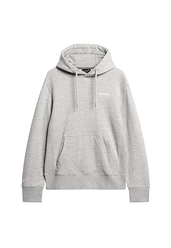 Superdry Herren Luxury Sport Loose Hood Sweatshirt, Athletic Grey Marl, Large von Superdry